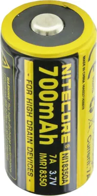 Produktbild von Nitecore IMR18350 37V 700mAh Akku