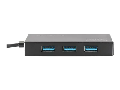Immagine prodotto di DIGITUS USB-Hub    4-Port 3.0->4xA3.0 m.Netzteil     schwarz
