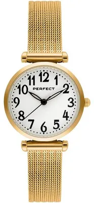 Produktbild von Perfect Damenuhr in Gold Perfect-PF01415