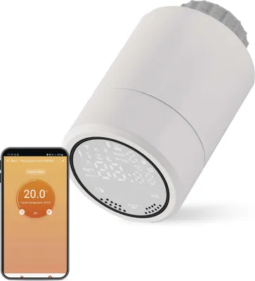 EMOS GoSmart Heizkörperthermostat mit App, programmierbarer Smart Home Thermostat, einstellbare Hyst