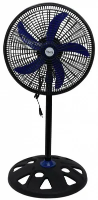 Zdjęcie produktu dla Wentylator Oliver Voltz OV51760N18, 50 W, 18 cali, 3 prędkości, podświetlenie, regulacja, czarny/niebieski