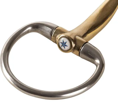 Produktbild von Velari Olivenkopftrense einfach gebrochen Sweet Copper Gebiss 13,5 cm