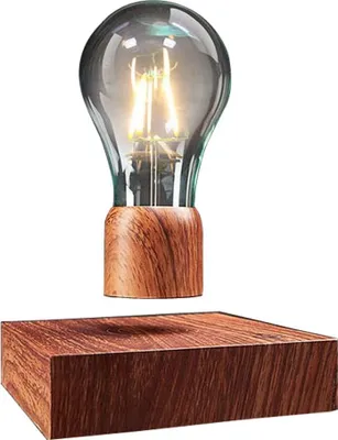 Produktbild von Dopwii Nchtlicht LED Magnetisch Schwebende Lampe 360° frei drehbar, mit drahtlose LED-Glühbirne Dekoleuchte mit Magnettechnologie