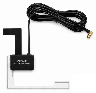 DAB/DAB+ Autoantenne, SMB, 3m Kabel, integrierter Verstärker