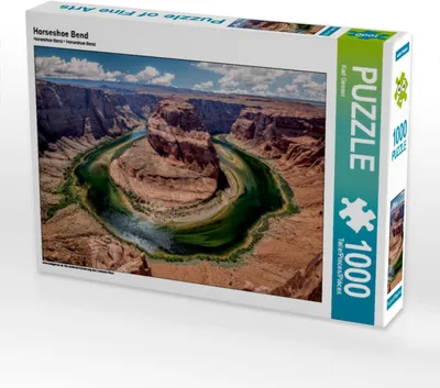 Produktbild von CALVENDO Puzzle Horseshoe Bend | 1000 Teile Lege-Größe 64x48cm Foto-Puzzle für glückliche Stunden