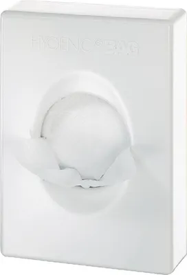 Produktbild von Spender für Hygienebeutel + Hygienebeutel - 1200 Müllbeutel - 48 x 25 Stück