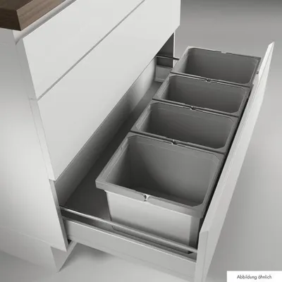 Obrázok produktu pre Naber Cox® Box 275 K/1000-4, odpadkový kôš pre existujúce výsuvy, s ekologickým vekom