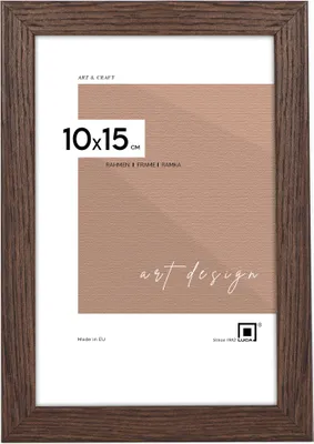 Produktbild von LUCA® Frames, FDM, Bilderrahmen, Farbe Braun, 10x15 cm