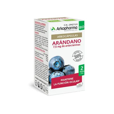 Obrázek produktu pro Arkopharma Arkocapsulas Borůvka40 kapslí