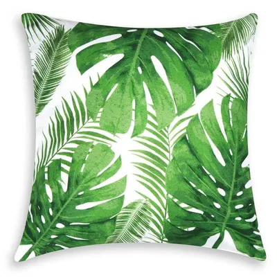Image de Excelsa Coussin décoratif Foliage 45x45 cm Coton Multicolore