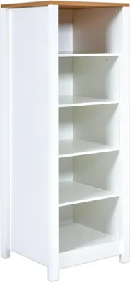 Produktbild von Küchenregal - B 60 cm - 4 Einlegeböden - Artisan Eiche Nachbildung - Weiß