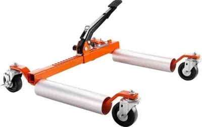 Immagine prodotto di Carrello a binario guidato manualmente per veicoli pesanti - Larghezza 355 mm