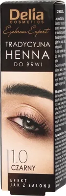 Produktbild von Delia Cosmetics Augenbrauen-Henna 1.0 Schwarz 1 Stück