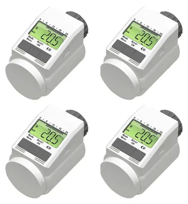 Immagine prodotto di Set di 4 termostati programmabili per il risparmio energetico
