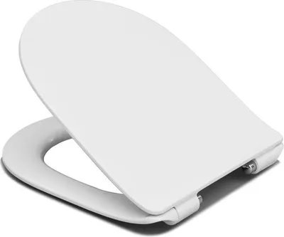 Produktbild von DIANA S100 Slim WC-Sitz mit Take off Softclose, weiß mit Edelstahlscharnier