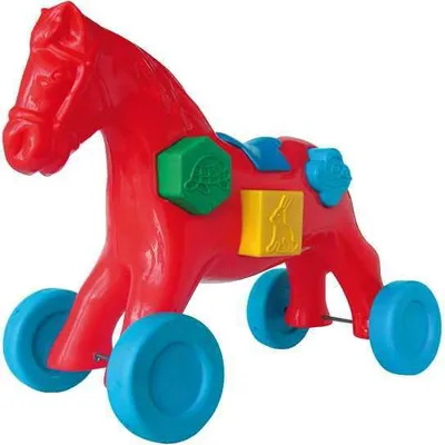 Produktbild von ! Spielzeugpferd mit Rädern, 29x23cm