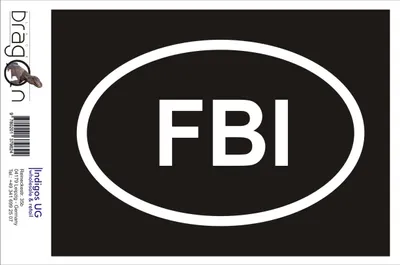Produktbild von Aufkleber / Autoaufkleber - JDM / Die cut / Auto / OEM - FBI - 110x70 mm gold - Heckscheibe / Heckscheibenaufkleber