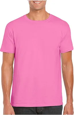 Obrázok produktu pre Gildan 64000 | Softstyle Pánske tričko s módnym golierom - Farba: Azalea - Veľkosť: XXL