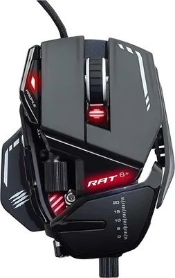 Immagine prodotto di Madcatz, Mouse ottico da gioco RAT 8+ 11 pulsanti programmabili, nero