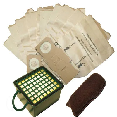 Staubsaugerbeutel-Set, 10 Beutel + Filter, für VK 130/131