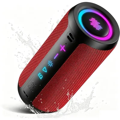 Obrázok produktu pre Bluetooth reproduktor 30 W - Bezdrôtový reproduktor s výdržou batérie 30 hodín - Vodotesný reproduktor pre vonkajšie použitie