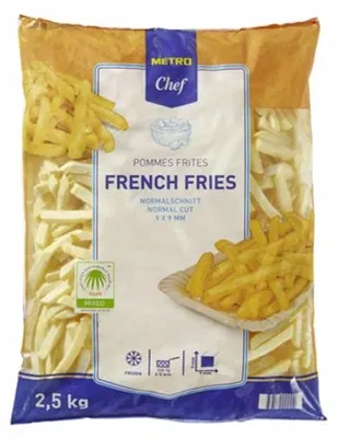 Zdjęcie produktu dla Frytki proste 9x9mm 2,5kg - Metro Chef