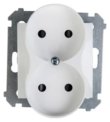 Produktbild von Kontakt-Simon DG2MZ.01/11, Weiß, Kunststoff, IP20, 250 V, 75 mm, 46 mm