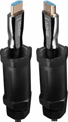 Produktbild von LINDY HDMI Fibre Optic Hybridkabel, gepanzert 8K60Hz 30m