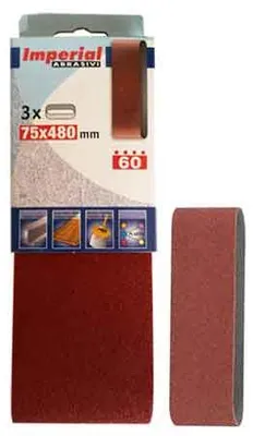 Obrázek produktu pro BRUSNÁ PÁSKA 75 × 480 mm, zrnitost 120 – 3 kusy