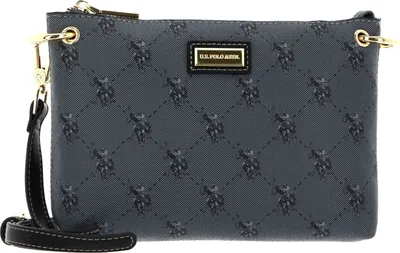 Immagine prodotto di U.S. POLO ASSN. borsa a tracolla Hampton Flat Crossbody Bag Black / Black blu