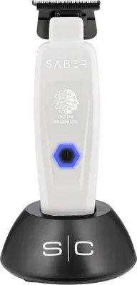 Produktbild von Stylecraft Saber Trimmer X-PRO Gold Titanium Klinge 40mm Schneidsatz 180 Min. Akku Weiß