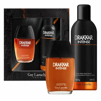 Obrázek produktu pro Sada : Drakkar Noir Intense EdP For Men 100ml + Drakkar Noir Intense tělový sprej 200ml