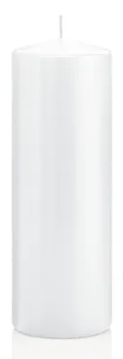 Produktbild von Stumpenkerzen Weiß 200 x Ø 70 mm, 12 Stück