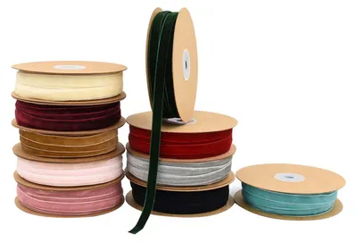Samtband, Geschenkband, Dekoband,elegante Band, Schleifenband, für Kostüm, Fasching, Karneval.