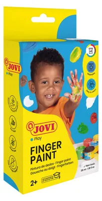Image de Jovi 540B Set de peintures au doigt 6 x 35 ml