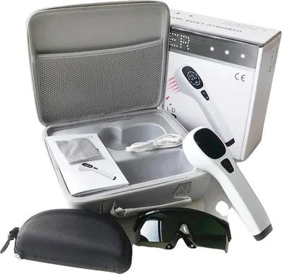 Obrázok produktu pre Laserový terapeutický prístroj, 4x808nm a 12x650nm laser, USB nabíjanie, ergonomický dizajn, 1 sada