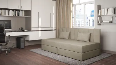 Obrázok produktu pre Váľanda s úložným priestorom 90x200 ALAMO 1 - piesková