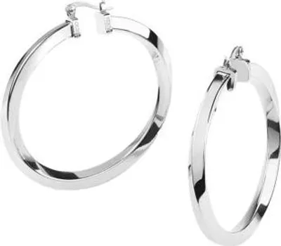 Image de Boucles d'oreilles Cercle Guess Collection Argent - femme