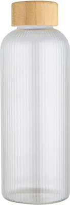 Imagen del producto de Floso - Botella de agua, tapa de bambú, 650 ml, modelo PF4952 (talla única) (transparente)