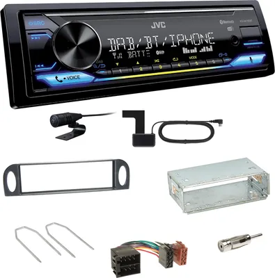 Produktbild von JVC KD-X472DBT Digitalradio Bluetooth MP3 Einbauset für Citroen C5 bis 07/2004
