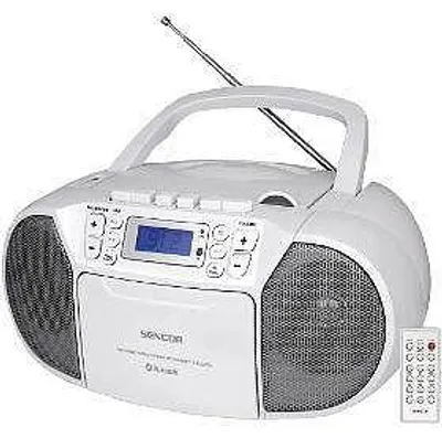 Zdjęcie produktu dla Sencor SPT 3907 W, Cyfrowy, FM, 87,5 - 108 MHz, Gracz, CD-R, CD-RW, Przypadkowy, Powtórz