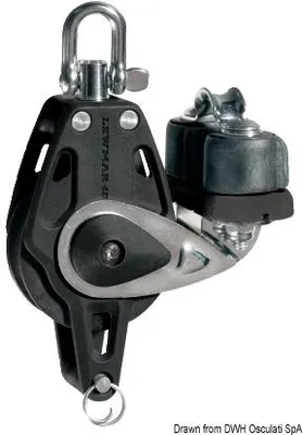 Produktbild von Control 40 Einfachblock mit Becket und Klemmen - Osculati 68.409.41
