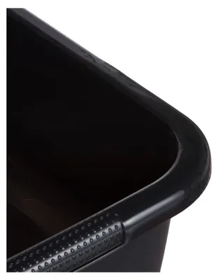 Image de CURVER bol carré 10L en anthracite, plastique, 35 x 35 x 12 cm