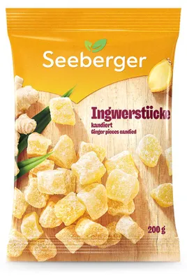 Produktbild von Ingwerstücke - kandiert: 200 g Inhalt: 200 g