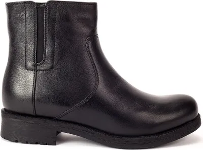 Imagen del producto de Geox NEW VIRNA: Zapatos de cuero para mujer, color negro, forrados, con cremallera, talla 36