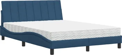 Immagine prodotto di Letto con Materasso Hanko Blu 120x200 cm in Tessuto