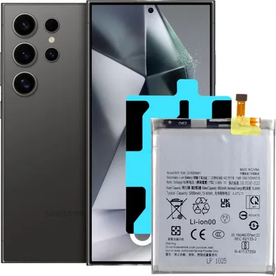 Produktbild von Tradebit Akku für Samsung Galaxy S24 Ultra EB-BS928ABY 4855mAh + Montageband Handy Akku Li-Ion Ersatzakku Reparatur