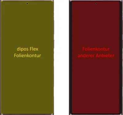 Obrázok produktu pre 3x ochranná fólia pre Samsung Galaxy S22 Ultra, 100% pokrytie displeja, dipos Flex