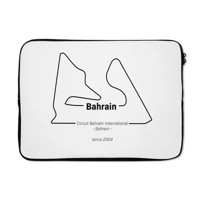 Produktbild von MuchoWow® Laptop Hülle 13 Zoll Formel 1 - Bahrain - Rennstrecke Laptoptasche - Laptophülle - Sleeve - Rundumschutz