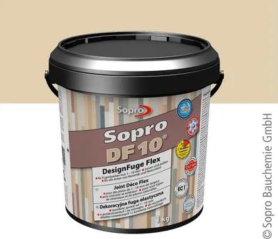 Produktbild von Sopro DesignFuge Flex DF 10 Bahamabeige 34 1kg Eimer